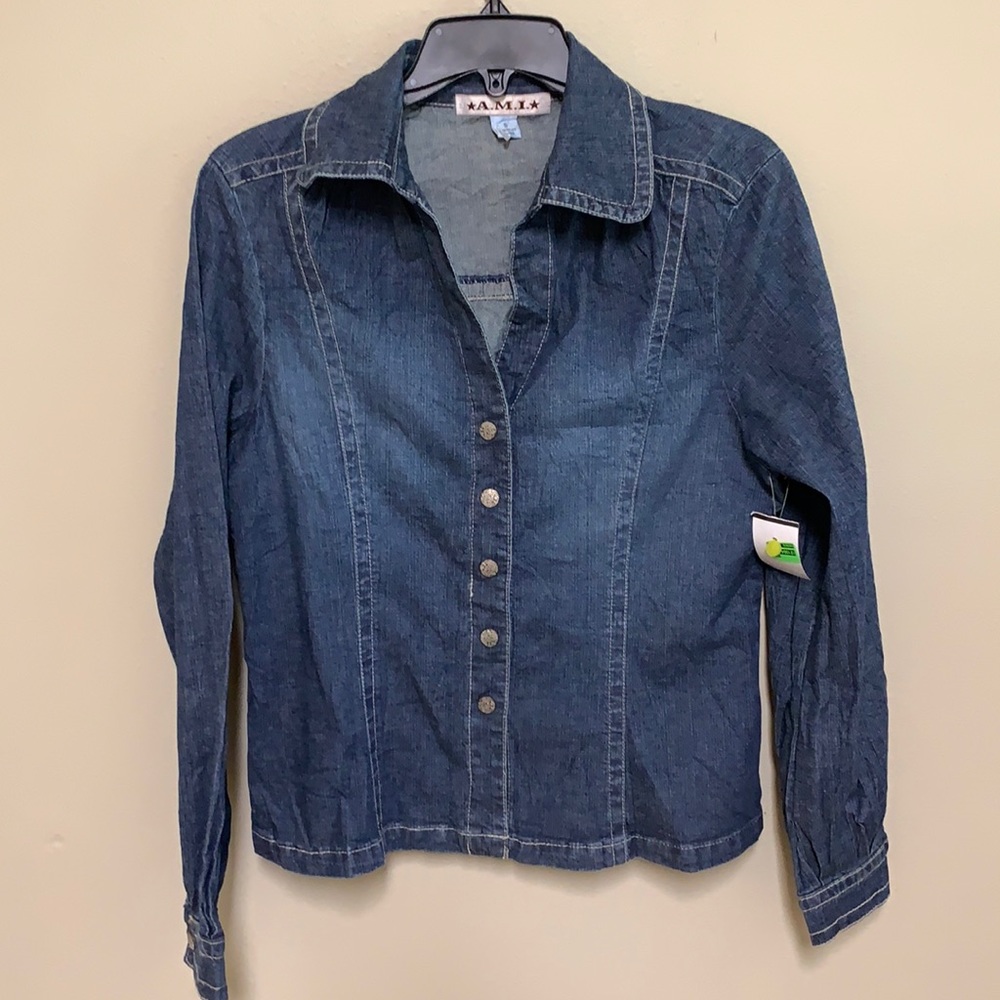 NWOT A.M.I. Denim Shirt / Jacket / Shacket